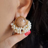 گوشواره مرواریدی طرح آبنباتی