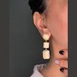 گوشواره سنگی آویز