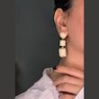 گوشواره سنگی آویز