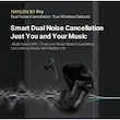هدفون بلوتوثی هایلو Haylou  مدل X1 Pro با نویز کنسلینگ فعال (ANC)، درگاه شارژ USB Type-C، دارای سه میکروفون در هر ایرباد، مقاوم در برابر پاشش آب (IPX4)(همراه با گارانتی مشکی)