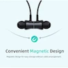 هدفون بلوتوثی گردنی QCY مدل C2 با قابلیت حذف نویز محیطی (ENC)، درگاه شارژ USB Type-C، با قابلیت شارژ سریع، مقاوم در برابر رطوبت و عرق (IPX4(همراه با گارانتی مشکی)