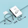 هدفون بلوتوثی گردنی QCY مدل C2 با قابلیت حذف نویز محیطی (ENC)، درگاه شارژ USB Type-C، با قابلیت شارژ سریع، مقاوم در برابر رطوبت و عرق (IPX4(همراه با گارانتی مشکی)