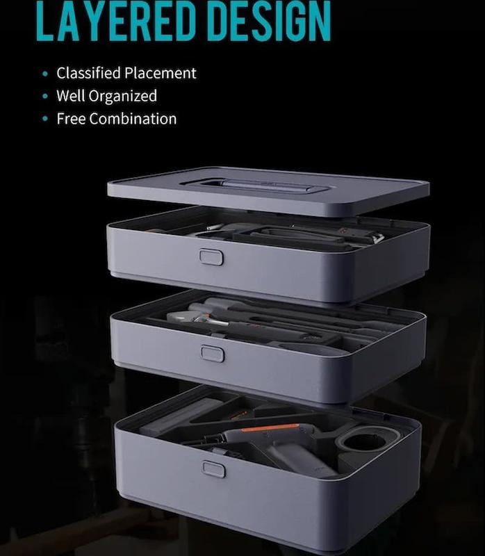 جعبه ابزار چندمنظوره  شیائومی مدل JIMIBOX X3-ABC با وزن ۵.۲ کیلوگرم
