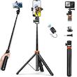 سه پایه موبایل Selfie Stick، سه پایه تلفن Eocean 62 با پایه سه پایه مسافرتی از راه دور، ارتقا یافته، نگهدارنده 