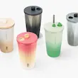 ماگ سفری تایسو مدل نی دار گنجایش 0.6 لیتر