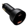 شارژر فندکی 100 وات بیسوس مدل Dual Quick 100W