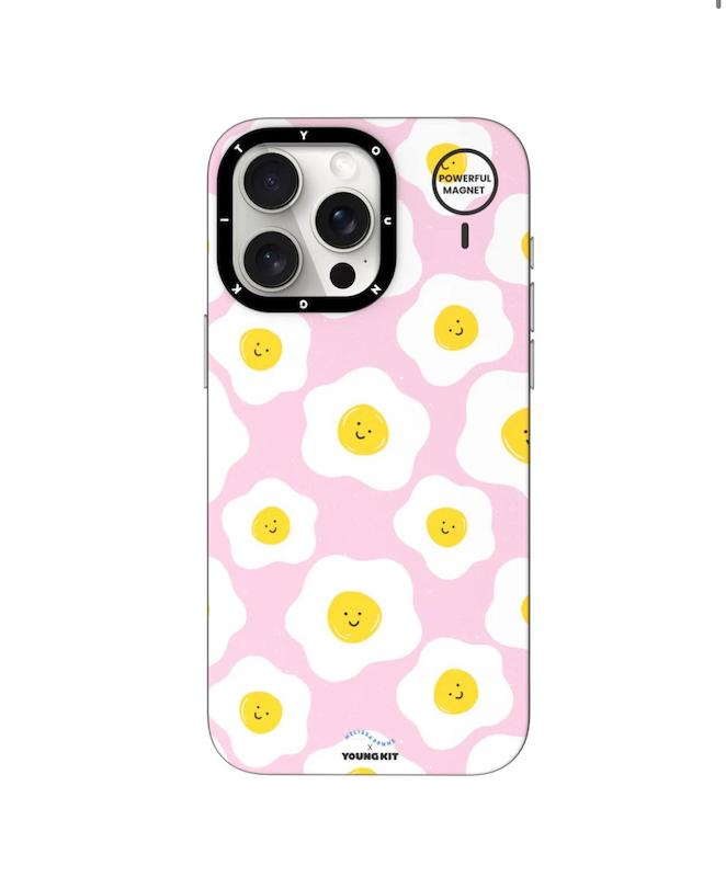 قاب Youngkit یانگ کیت مگ سیف ساپورت ضد اثر انگشت Melissa Donne Poached Eggs Magsafe