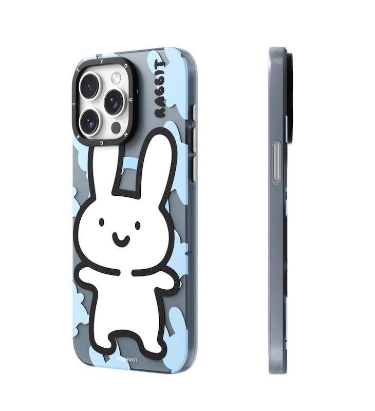 قاب Youngkit یانگ کیت مگ سیف ساپورت Pink Bunny Bliss Magsafe