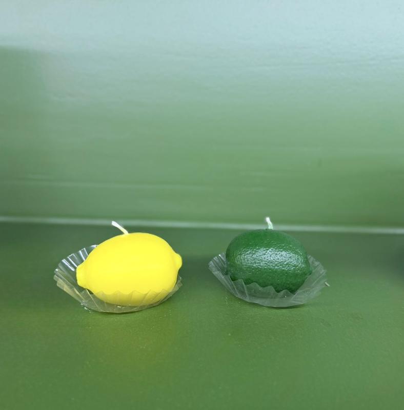 شمع ژورنالی دست ساز مدل لیمو Lemon