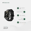 ساعت هوشمند 2.01 اینچی گرین لاین  Green lionمدل GRAVIX GL-SWA43 با بند سیلیکونی