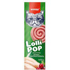 تشویقی آبنباتی گربه ونپی مرغ، شیر بز و کرنبری Wanpy Lollipop وزن 1.4 گرم