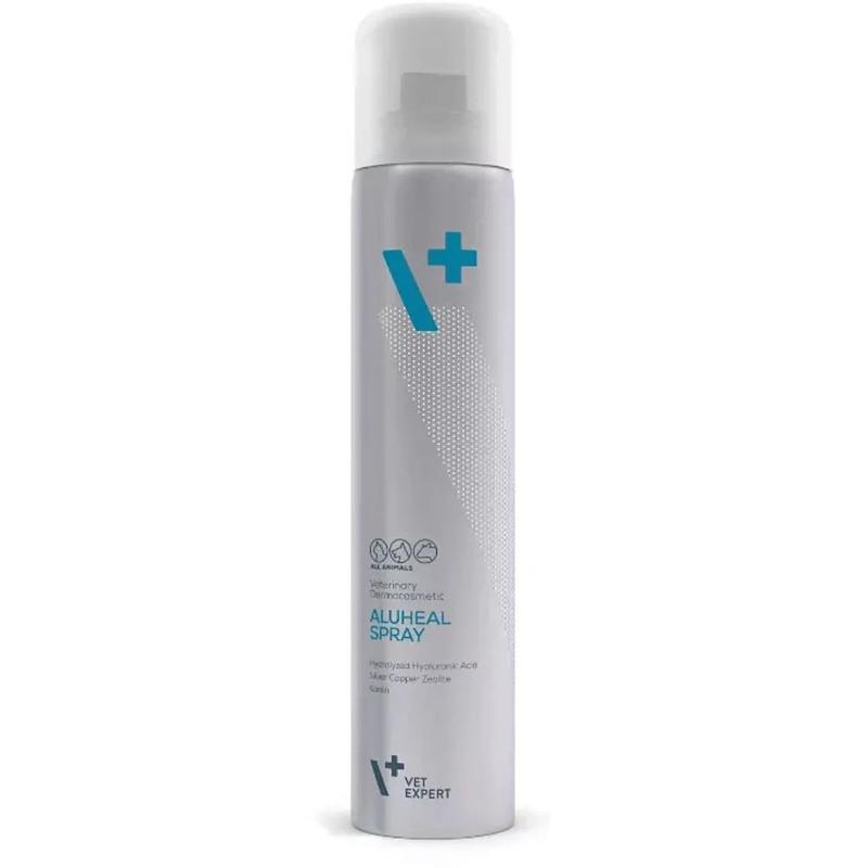 اسپری ترمیم کننده زخم سگ و گربه Vet Expert Aluheal Spray وت اکسپرت 200 میلی لیتر