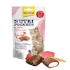 تشویقی گربه جیم کت آلمان مدل Nutri pockets با طعم گوشت گوساله وزن 60 گرم