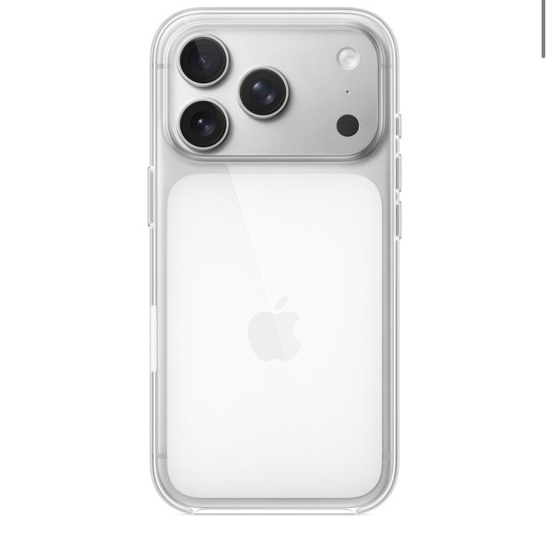 قاب اورجینال مگ سیف ساپورت شفاف iPhone Clear Case with MagSafe سری 17