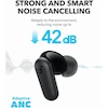 هدفون بلوتوثی انکرanker مدل Soundcore P30i با نویز کنسلینگ فعال (ANC)، درگاه شارژ USB Type-C، دارای 4 میکروفون با فناوری هوش مصنوعی، مجهز به دکمه لمسی و نشانگر LED مقاوم در برابر رطوبت و گردوغبار