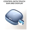 هدفون بلوتوثی انکر مدلanker  Liberty 4 Pro دارای نویز کنسلینگ فعال (ANC)، درگاه شارژ USB Type-C، با قابلیت اتصال به چند دستگاه، پشتیبانی از فرمان لمسی، نمایشگر روی صفحه محفظه شارژ، نشانگر LED، مقاومت در برابر رطوبت و عرق