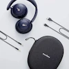هدفون بلوتوثی انکر anker مدل SoundCore Life Q30 با نویز کنسلینگ فعال (ANC)، درگاه شارژ USB Type-C، دارای میکروفون دوگانه با حذف نویز، مجهز به فناوری Hi-Res Audio، دارای حالت Transparency برای شنیدن صدای محیط