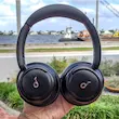 هدفون بلوتوثی انکر anker مدل SoundCore Life Q30 با نویز کنسلینگ فعال (ANC)، درگاه شارژ USB Type-C، دارای میکروفون دوگانه با حذف نویز، مجهز به فناوری Hi-Res Audio، دارای حالت Transparency برای شنیدن صدای محیط