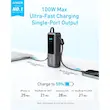 پاوربانک 100 وات انکر مدلanker A1695 ظرفیت 25000 میلی آمپر ساعت به همراه دو کابل USB-C