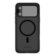قاب اورجینال نیلکین همراه با محافظ لنز کامل استند شونده مدل Nillkin Camshield Prop Magnetic Case آیفون