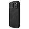 قاب کتابی/کیفی/کلاسوری سری ۱۷ آیفون نیلکین Nillkin Qin Pro Leather Case آیفون مشکی