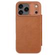 قاب کتابی/کیفی/کلاسوری سری ۱۷ آیفون نیلکین Nillkin Qin Pro Leather Case آیفون قهوه ای