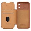 قاب کتابی/کیفی/کلاسوری سری ۱۷ آیفون نیلکین Nillkin Qin Pro Leather Case آیفون قهوه ای