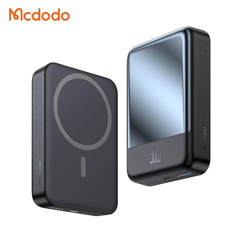 پاوربانک وایرلس مگ سیف 30وات 10000 مک دودو مدل MCDODO MC-5930بهمراه کابل شارژ