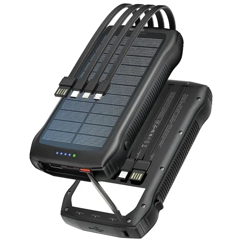 پاوربانک Solar Force ظرفیت 20000 میلی آمپری گرین لاین Green Lion Solar Force 20000mAh Power Bank