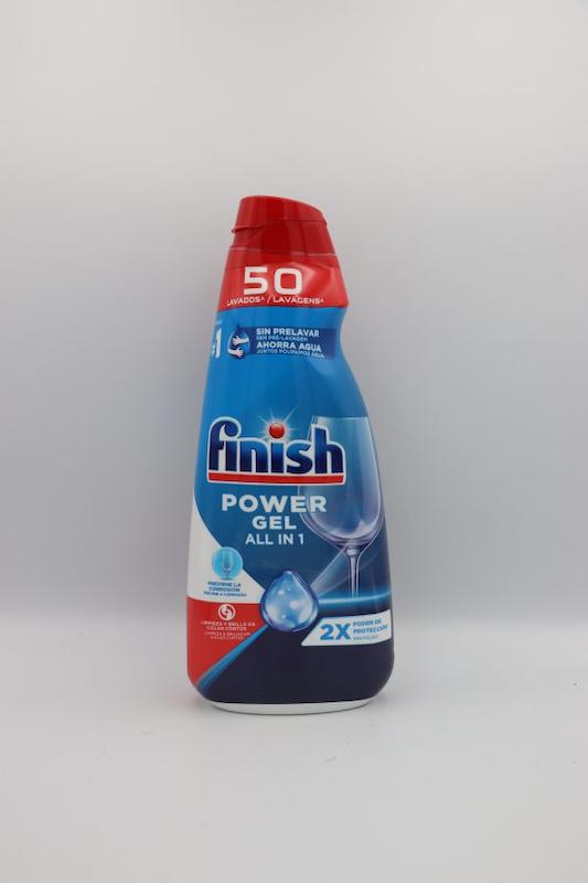 ژل ماشین ظرفشویی فینیش ۱۰۰۰ میل مدل Power Gel All in One/ژل Finish Power Gel