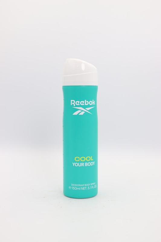اسپری دئودورانت زنانه ریباک 150میل Reebok Cool Your Body تازگی مرکباتی