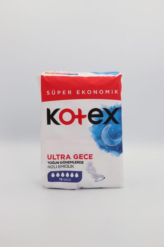نوار بهداشتی کوتکس ویژه شب مدل Ultra Gece بسته 16 عددی