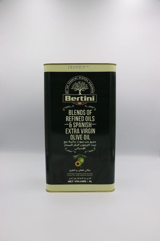 روغن زیتون اسپانیایی برتینی 4 لیتری Bertini