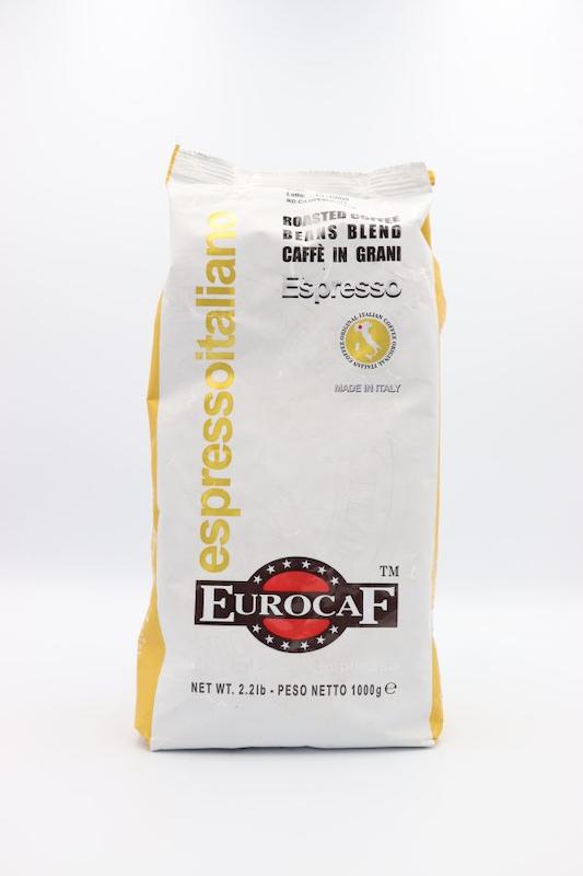 قهوه دانه یوروکاف مدل Espresso Italiano ایتالیایی 1 کیلویی