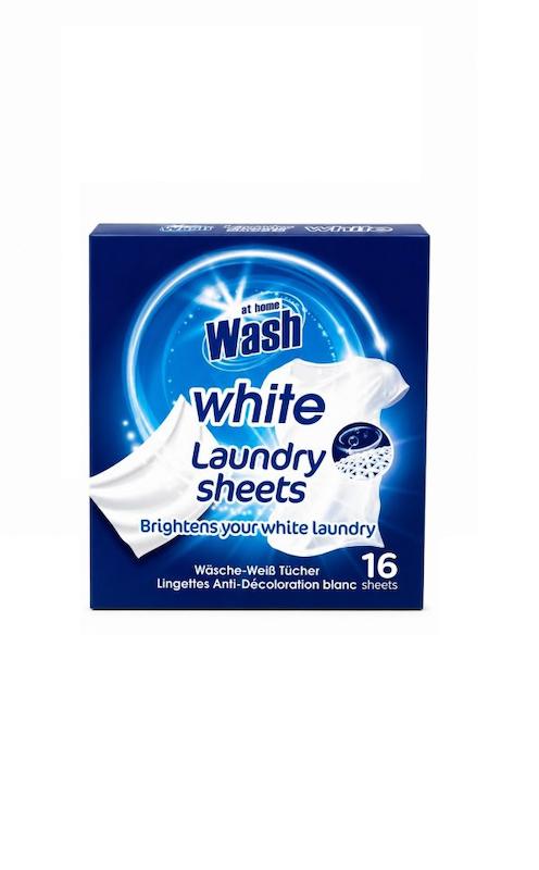 دستمال سفیدکننده لباس Wash White Laundry Sheets تعداد16عددی