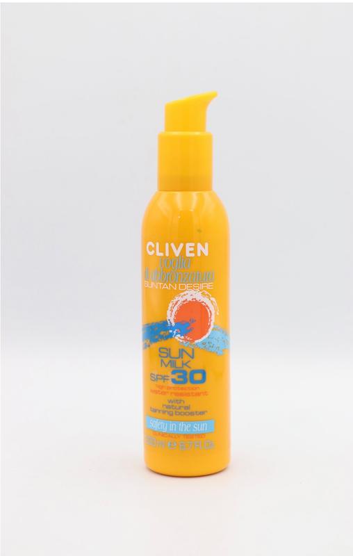 لوسیون شیر ضد آفتاب کلیون Sun Milk SPF50 حجم 200 میل | محافظت کامل و آبرسانی طولانی‌مدت پوست