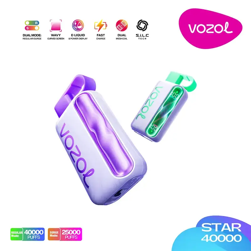 پاد یکبار مصرف استار ۴۰۰۰۰ پاف وزول VOZOL STAR 40000