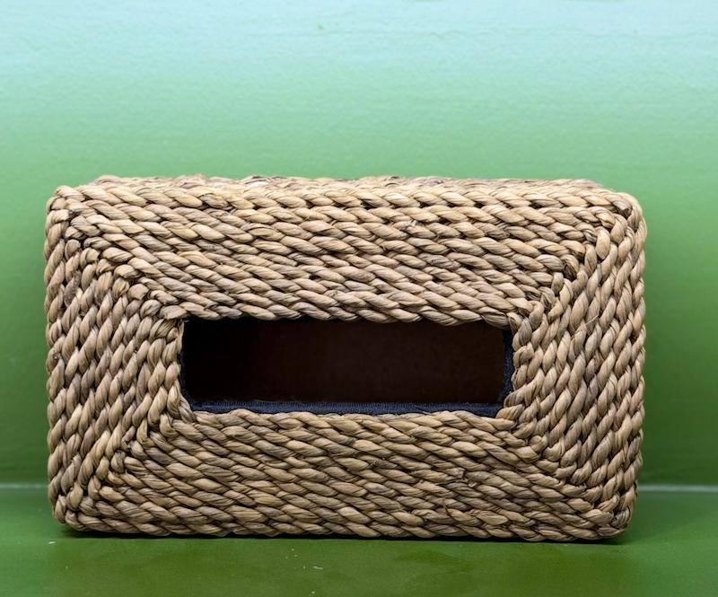 جا دستمال کاغدی حصیر بافت سایز استاندارد
