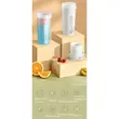 شیکر و مخلوط‌کن ورزشی درما مدل DEM-NU90 گنجایش 0.3 لیتر با موتور 18000 دور در دقیقه، بدنه استیل ضدزنگ دولایه، حفظ دمای 6 ساعته، تیغه فلزی 4 پر و قابلیت شارژ USB