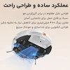 جارو رباتیک شیائومی مدل H40 با توان مکش 10000 پاسکال، موتور براش‌لس 70 وات، باتری 5200 میلی‌آمپرساعت و ظرفیت پوشش 200 مترمربع، مجهز به فیلتر HEPA، سیستم تی‌کشی هم‌زمان، نقشه‌برداری لیزری LiDAR، حسگرهای ضدبرخورد و کنترل از راه دور از طریق اپلیکیشن