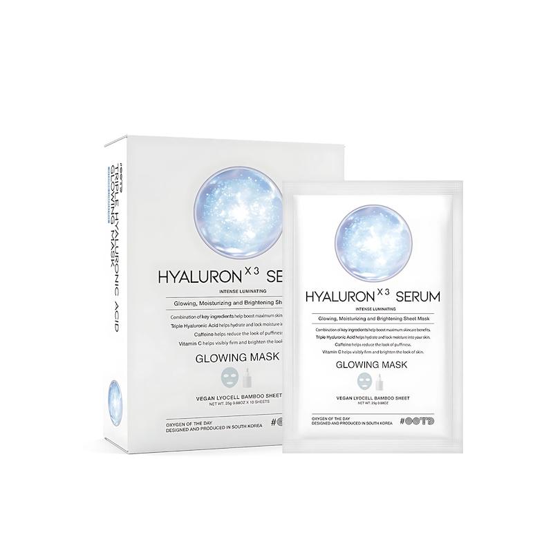 ماسک ورقه ای صورت مدل هیالورون سرم (OOTD)