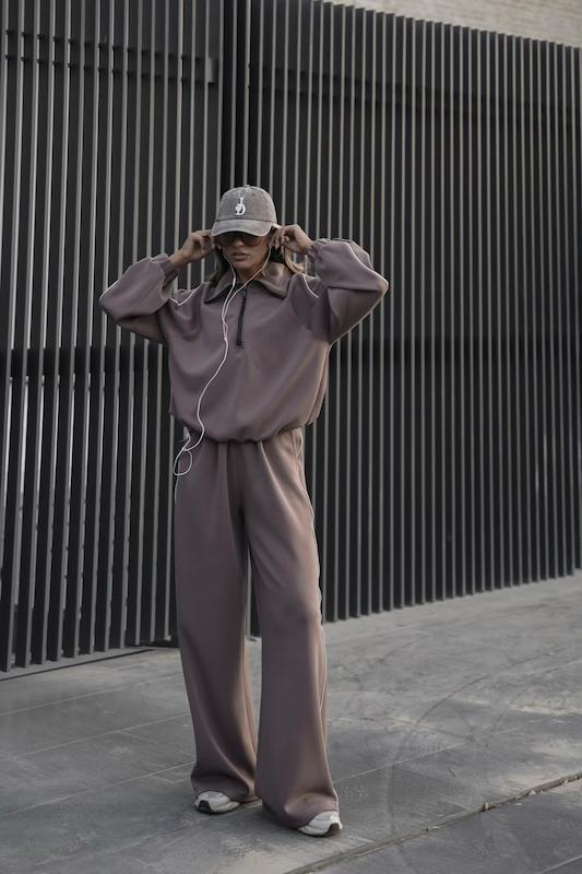 دورس نیم زیپ و شلوار اویشو