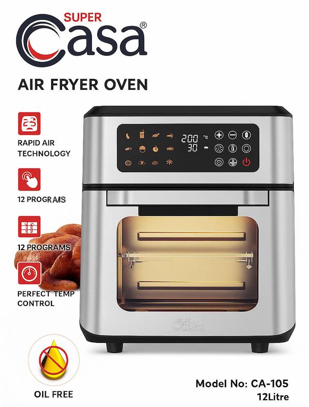 سرخ‌کن 12 لیتر سوپر کاسا مدل CA-105