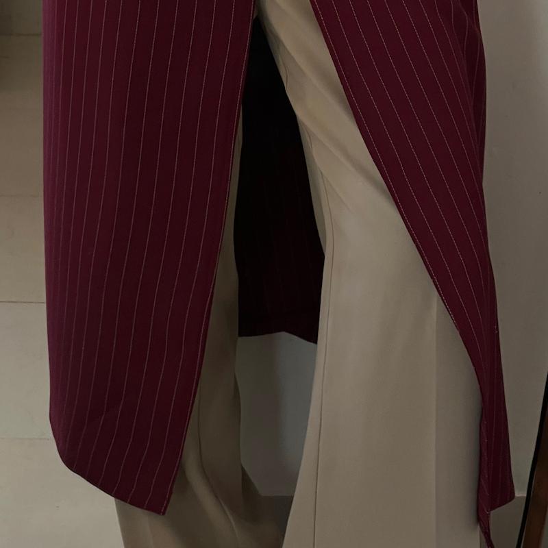 Cherry lady trench coats 