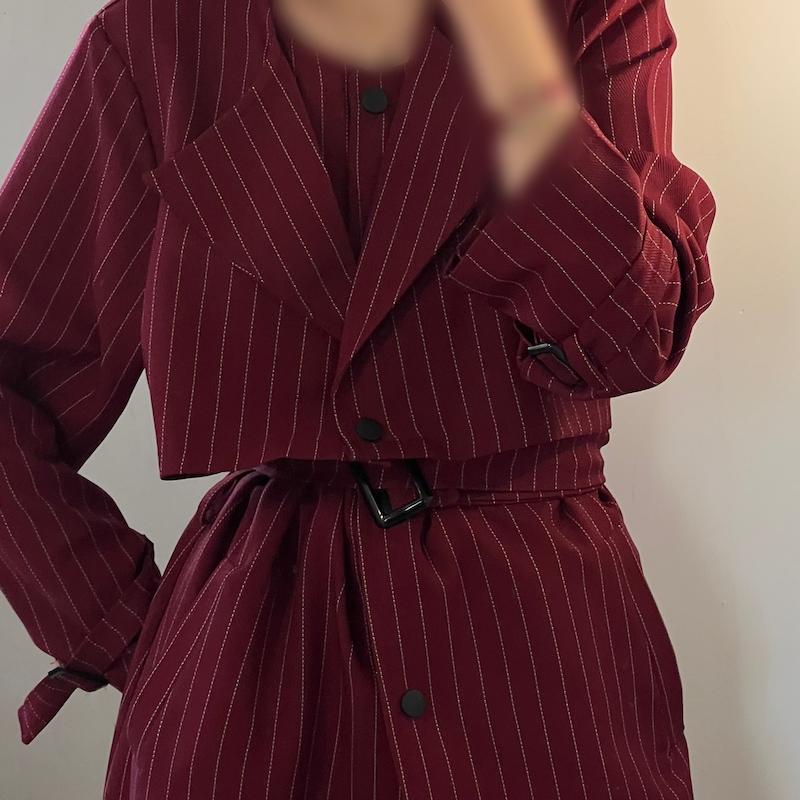 Cherry lady trench coats 