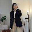 Jina chocolate blazer 