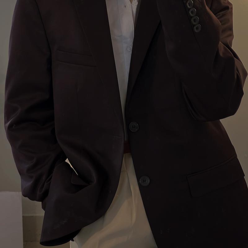 Jina chocolate blazer 