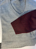 Polo wear cherry and gray 
