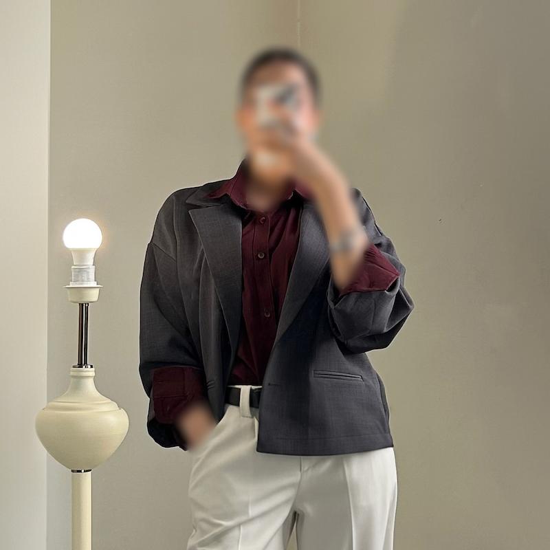 Levin crop blazer 