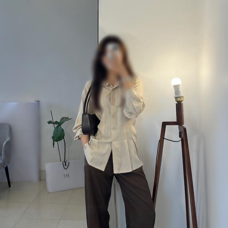 Lara lace up شوميز عروسكي 127